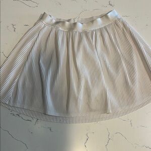 All in Motion White Pleated Skater Skort